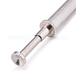 ステンレス鋼4プロングラインストーン爪ピンセット  ラインストーンホルダーピックアップツール  ステンレス鋼色  115x11.5mm&nbsp;TOOL-L010-006