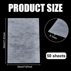 吸収紙  ドライフラワー作りに  フラワープレス用品  ホワイト  300x200x0.1mm  50個/セット&nbsp;DIY-WH0591-253B