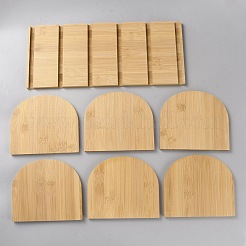 5スロット木製ファイル収納棚  バリーウッド  34x14.5x12.5cm&nbsp;ODIS-WH0030-114