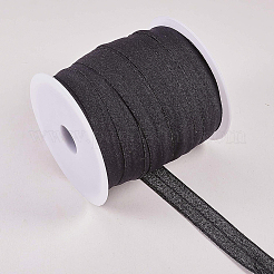 フラットナイロン弾性コード  ネクタイ作り用  ブラック  15mm  約30m /ロール&nbsp;OCOR-BC0012-10A