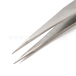 変色しにくいステンレススチール製ビーズピンセット  ステンレス鋼色  136x10mm&nbsp;TOOL-D004-3