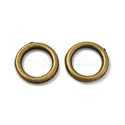 合金はんだ付けされた閉じた丸カン  ラウンド  アンティークブロンズ  6x0.8mm  18ゲージ  内径：3.8mm&nbsp;KK-WH0052-05A-AB