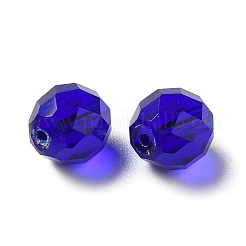 ガラス k9 ガラス  模造オーストリアクリスタルビーズ  多面カット  ラウンド  ミックスカラー  10mm  穴：1.4mm&nbsp;GLAA-H024-15B