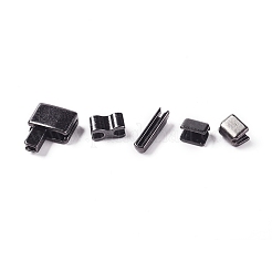 服装アクセサリー  鉄ジッパー修理ジッパーストッパーとプラグ  ジッパー修理用  ガンメタ色  17x13x6.5mm&nbsp;LS-IFIN-WH0051-67B-B