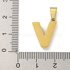 イオンプレーティング（IP）304ステンレスペンダント  ABSの模造パールと  V字  17x14x3.3mm  穴：6x3mm&nbsp;STAS-U024-01V