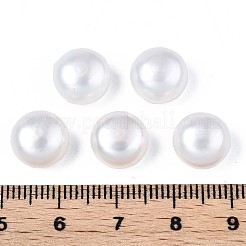 片穴天然養殖淡水真珠ビーズ  半円  貝殻色  10~10.5x6.5~7mm  穴：1mm&nbsp;PEAR-R008-01