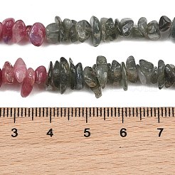 天然のマルチカラートルマリンチップビーズ連売り  5~8x5~8mm  穴：1mm  約16インチ&nbsp;G-M298-15A