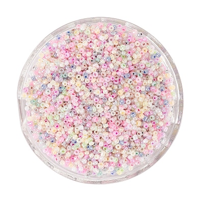ガラスシードビーズ  セイロン  ラウンド  ミックスカラー  12/0  2mm  穴：1mm  約30000個/ポンド&nbsp;SEED-A011-2mm-1