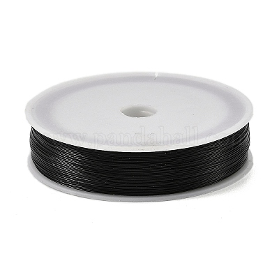 焼き絵の具 鉄線  ラウンド  ブラック  0.3mm  約328.08フィート（100m）/ロール&nbsp;MW-NH0001-02C-1