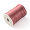 Polyester Cords, Satin Rattail Cord, Indian Red, 2mm, about 98.42 yards(90m)/roll