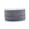 Polyester Braided Cord, Gray, 2mm, about 16.4 yards(15m)/roll