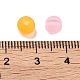 プラスチックビーズ  艶消し  ラウンド  ミックスカラー  6mm  穴：1mm  約4165個/500g&nbsp;KY-L082-03A-3