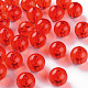透明なアクリルビーズ  ラウンド  レッド  16x15mm  穴：2.8mm&nbsp;LS-X-MACR-S370-A16mm-712-1