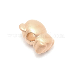 合金ビーズ  中国語の文字fuと虎  マットライトゴールド  11.5x9.5x8mm  穴：2.5x3mm&nbsp;PALLOY-WH0094-03A