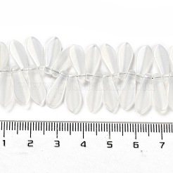 電気メッキガラスビーズセット  ティアドロップ  クリアAB  16x6x3.5mm  穴：0.8mm  約202個/連  25.20インチ（64cm）&nbsp;EGLA-C005-01A-AB01