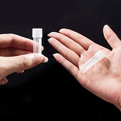 メスチューブプラスチックビーズ容器  蓋とプラスチック製トランスファーピペット付き  透明  ビーズ容器：45mm  50個/セット&nbsp;CON-PH0001-74