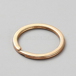 合金分割キーリング  キーホルダークラスプ  ライトゴールド  30x2mm  内径：24.5mm&nbsp;FIND-WH20031-61KCG