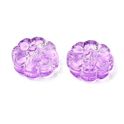 ガラスビーズ  花  ミックスカラー  13.5x5.5mm  穴：1mm&nbsp;GLAA-D303-03