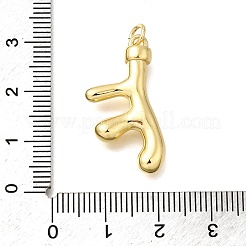 真鍮チャーム  蟻の形  丸カン付き  18KGP本金メッキ  27.5x14x5.5mm  穴：3.5mm&nbsp;KK-Z125-10G