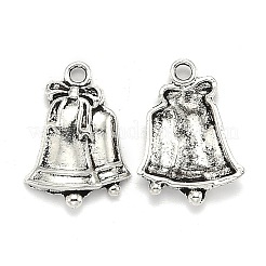 クリスマス混合スタイルチベットスタイルの合金のペンダント  アンティークシルバー  19~30x13~22x1.5~4mm  穴：2mm  約40個/100g&nbsp;TIBEP-F040-02AS