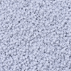 MIYUKIデリカビーズ  シリンダー  日本製シードビーズ  11/0  （db0357)マット不透明な淡いブルーグレー  1.3x1.6mm  穴：0.8mm  約2000PCS /ボトル  10 G /ボトル&nbsp;SEED-JP0008-DB0357