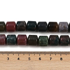 天然石インディアン瑪瑙ビーズ連売り  コラム  9.5~10x10~10.5mm  穴：0.8~1mm  約40個/連  15.31~15.35''（38.9~39センチメートル）&nbsp;G-G275-D02-10x10mm