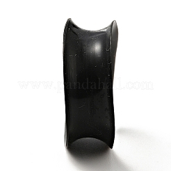 シリコーン耳栓ゲージ  男性女性用トンネル耳エキスパンダー  ブラック  9x24mm  ピン：20mm&nbsp;EJEW-G319-01K