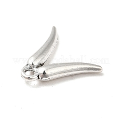 合金のチベット風チャーム  唐辛子チャーム  アンティークシルバー  15.5x16x3mm  穴：1.5mm  約525個/525g&nbsp;LS-PALLOY-M198-25AS