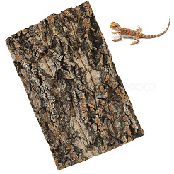 木の皮の装飾  マイクロランドスケープサンドテーブルガーデン用  淡い茶色  305x200x14mm&nbsp;AJEW-WH20064-07B