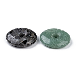 天然石ペンダント  ドーナツ/円盤  ドーナツ幅：11~12mm  28~30x5~6mm  穴：6mm&nbsp;G-F524-B