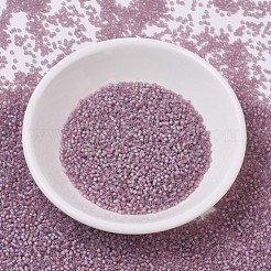 MIYUKIデリカビーズ  シリンダー  日本製シードビーズ  11/0  （db0857)マット透明スモーキーアメジストab  1.3x1.6mm  穴：0.8mm  約10000個/袋  50 G /袋&nbsp;SEED-X0054-DB0857