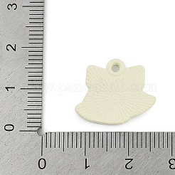 クリスマス テーマ スプレー塗装合金エナメル ペンダント  クリスマス鐘  16x19x1.5mm  穴：1.8mm&nbsp;ENAM-Z020-01A