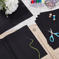 2種類の綿布  パンチニードル刺繍生地  正方形/長方形  ミックスカラー  292~450x290~300x0.5~0.6mm  6個/セット&nbsp;DIY-AR0004-86
