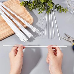 プラスチック製の正方形のソリッドバーロッド  DIYサンドテーブル建築モデル作成用  透明  253x1~3x1~3mm&nbsp;DIY-OC0008-27