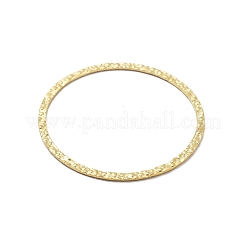 304ステンレススチールテクスチャリンクリング  18KGP本金メッキ  リング  40x1mm  内径：36mm&nbsp;STAS-Z091-07G-04