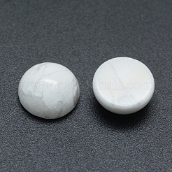 天然石ハウライトカボション  半円  10x4~5mm&nbsp;G-P393-R32-10mm
