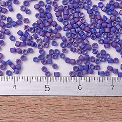MIYUKIデリカビーズ  シリンダー  日本製シードビーズ  11/0  （db0880)マット不透明コバルトab  1.3x1.6mm  穴：0.8mm  約20000個/袋  100 G /袋&nbsp;SEED-J020-DB0880