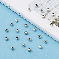 丸型真鍮コードエンドキャップ  メモリワイヤエンドキャップ  片穴  プラチナ  4mm  穴：1.6mm&nbsp;KK-D275-01P