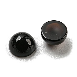 天然ブラックオニキス（染色・加熱）カボション  半円  4x2~2.5mm&nbsp;G-H309-03-47