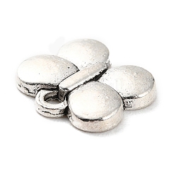 合金のチベット風チャーム  蝶  アンティークシルバー  11x13x2mm  穴：1.5mm  約442個/500g&nbsp;PALLOY-P293-007AS