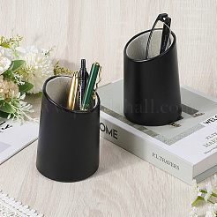 PUレザー眼鏡ディスプレイホルダー  眼鏡用コラムケース  ジュエリー  装飾品  ブラック  8x8.2x11.6cm&nbsp;ODIS-WH20003-07B
