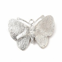 合成ターコイズ染めペンダント  合金パーツ  蝶のチャーム  アンティークシルバー  36x49.5x6mm  穴：3mm&nbsp;LS-FIND-H042-01AS