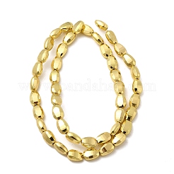 電気メッキガラスビーズセット  ティードロップ  多面カット  黄金メッキ  9x6x4.5mm  穴：1mm  約45個/連  16.14''（41センチメートル）&nbsp;EGLA-F166-12G
