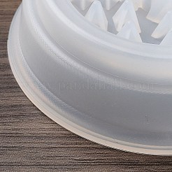 DIY シリコングラインダー型  デコレーションメイキング  レジン型  UVレジン用  エポキシ樹脂  ホワイト  73x23mm  穴：10mm&nbsp;LS-SIMO-NH0001-02