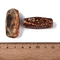 天然の樹皮アゲートビーズ  ナゲット  38~42x15~18x14~16mm  穴：1.6~2mm&nbsp;G-Q606-88