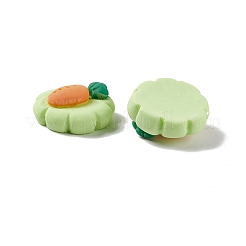 オペーク樹脂カボション  フラワー＆ロリポップ＆ストロベリー＆ニンジンのフラットラウンド  ミックスカラー  19.5~20x9.7mm&nbsp;RESI-G041-C02