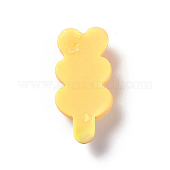 かわいい不透明樹脂デコデンカボション  心のアイスクリーム  模造食品  ミックスカラー  32x15x8mm&nbsp;RESI-L037-09