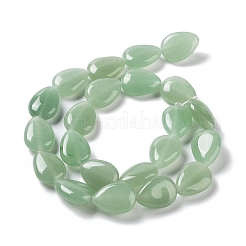 天然石グリーンアベンチュリンビーズ連売り  ティアドロップ  17.5~18x13x6mm  穴：1.2mm  約22個/連  15.24インチ（38.7cm）&nbsp;G-L242-22