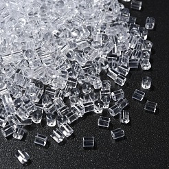 プラスチック製ピアスキャッチ  透明  3x3mm  穴：0.3mm  1000個/箱&nbsp;FIND-YW0001-11