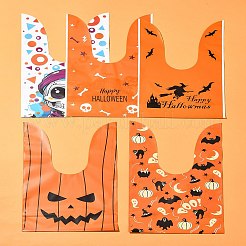 ウサギ型ハロウィンキャンディビニール袋 50種類 5個  印刷されたキャンディギフトバッグ  ミックスカラー  21.5~22.5x13.6x0.01cm  10個/スタイル&nbsp;ABAG-FS0001-08B